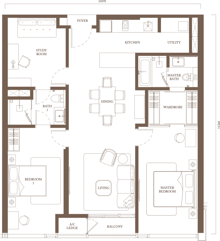 C4 2房2衛 35.7坪