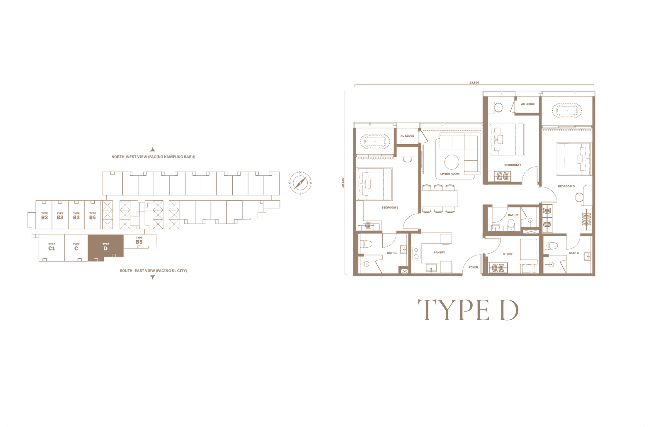 TYPE D 4房3衛