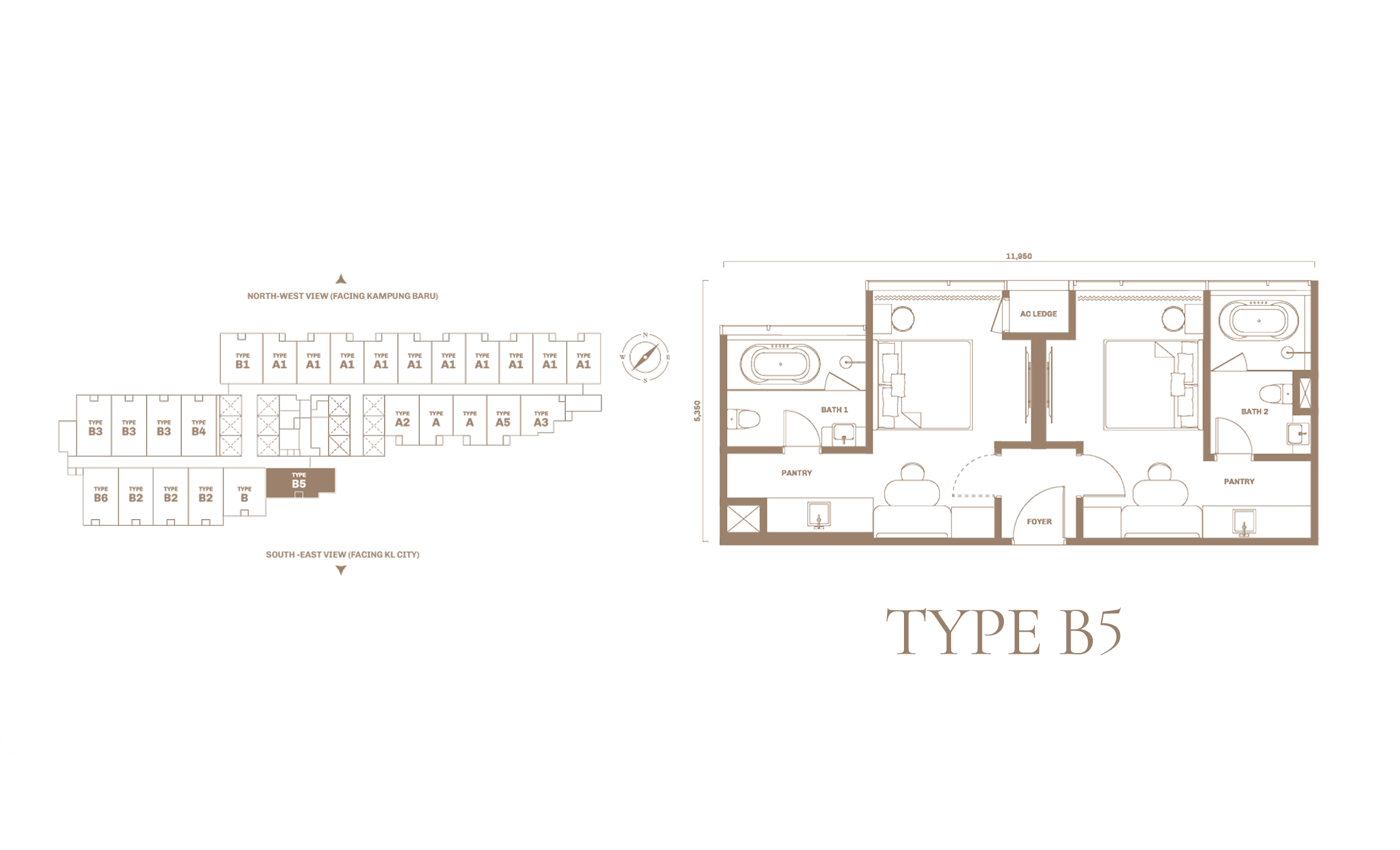 TYPEB5 2房2衛