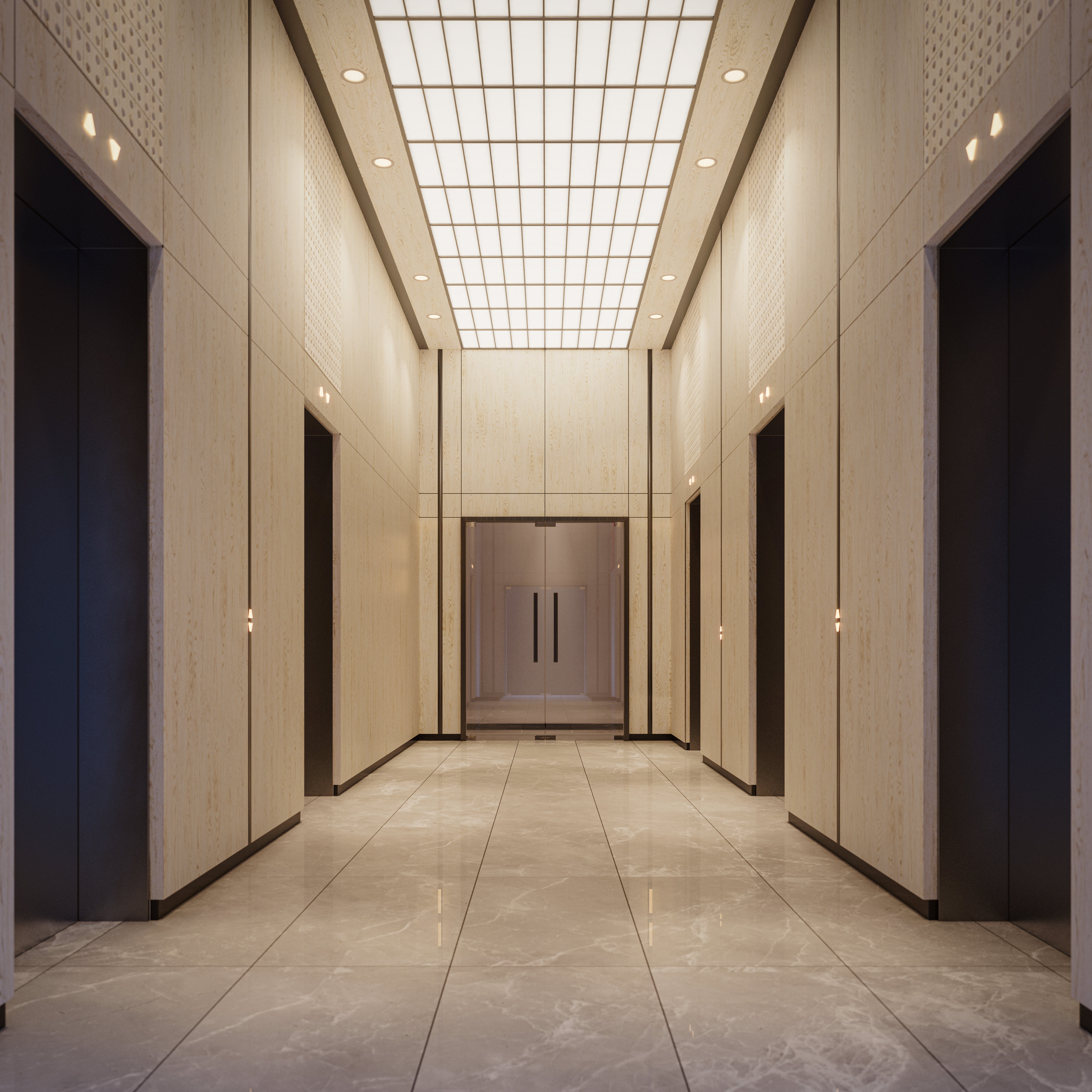 Lift Lobby Tower Awe