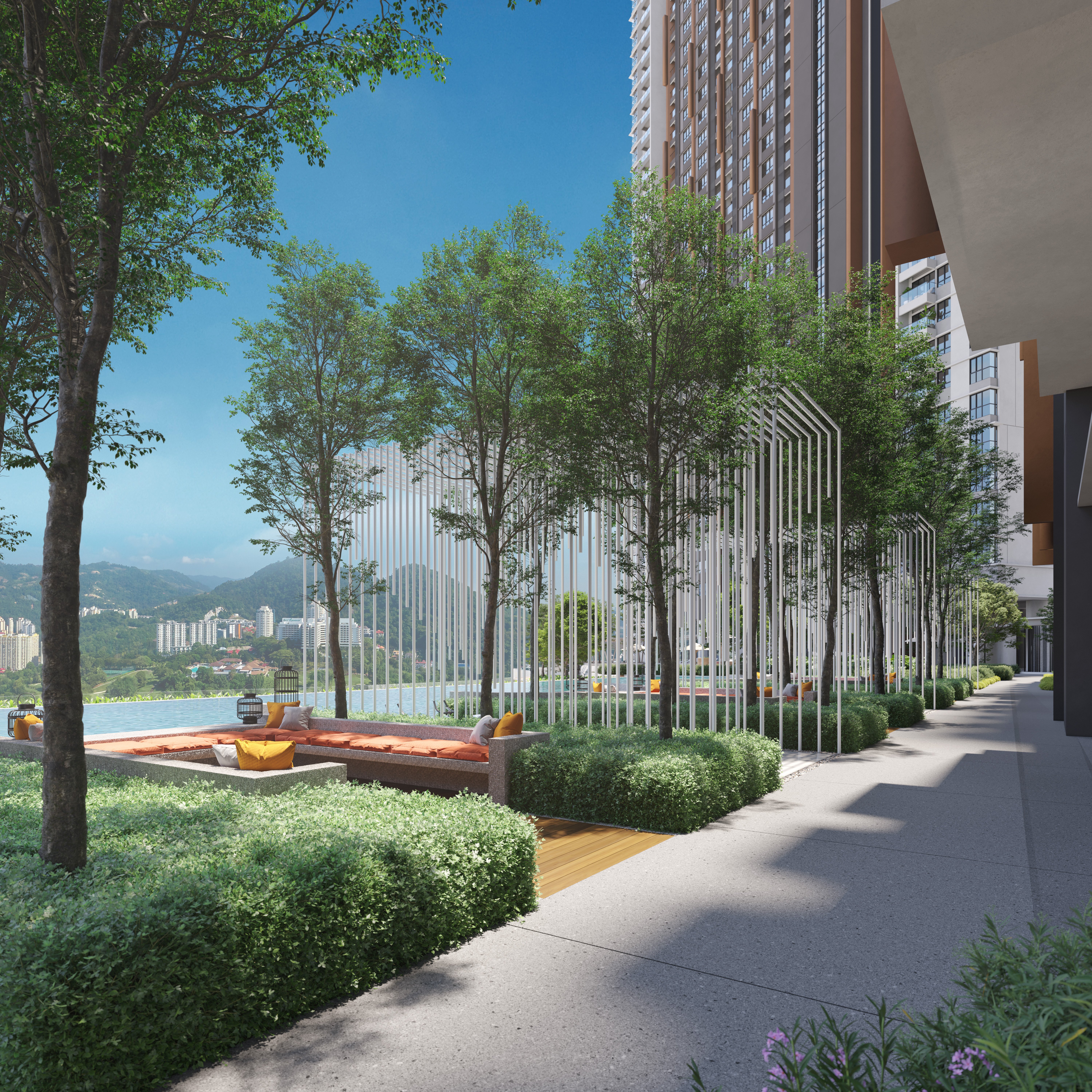 PoolLounge walkway